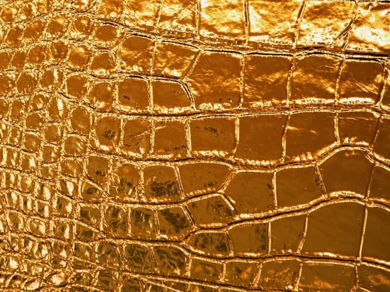 چرم زرین فام؛ گاوی بزی ماری تمساحی 2 دسته سبک سنگین Golden