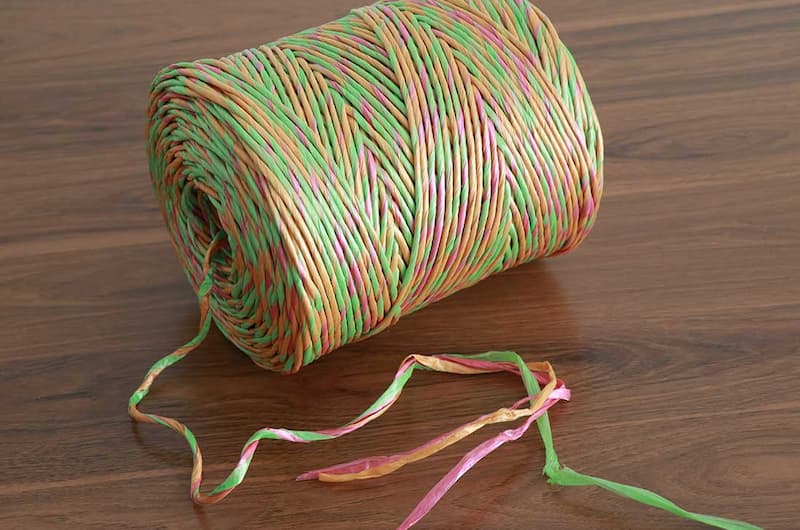 نخ نایلونی پلاستیکی؛ سفید آبی نارنجی مقاوم بسته (500 1000) گرمی