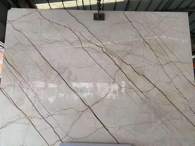 سنگ تراورتن عباس آباد بی موج؛ بدون لعاب 2 رنگ خاکی طوسی ابعاد 40*80 سانتی متر