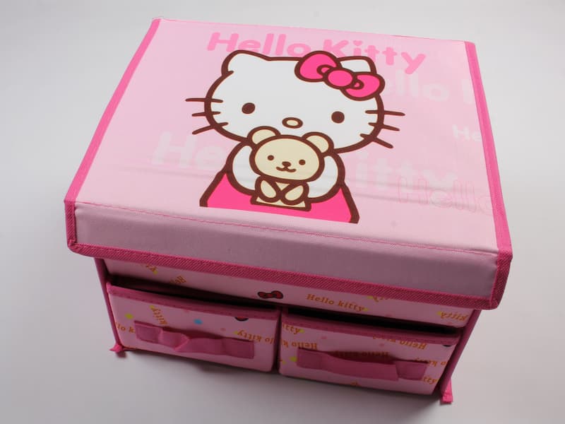 جعبه لوازم آرایشی کیتی؛ فلزی چوبی پلاستیکی موزیکال دخترانه toy