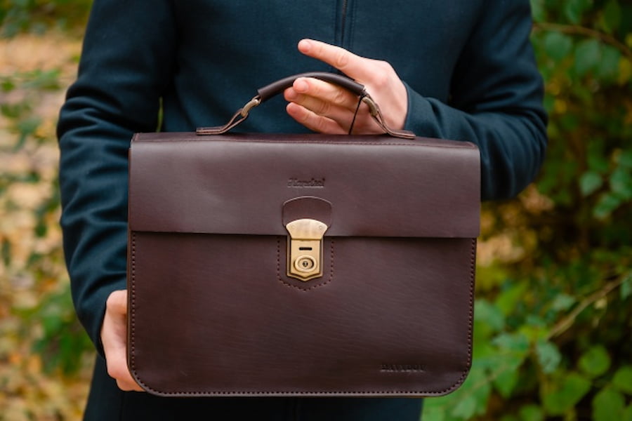 کیف چرم مردانه قرمز؛ دست دوز صنعتی 3 نوع دستی دوشی کوله Bag