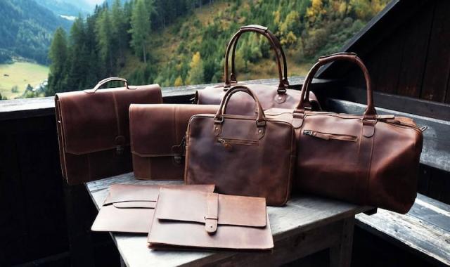 محصولات چرمی برند؛ کیف کمربند دستبند 2 جنس گوسفندی گاوی Natural