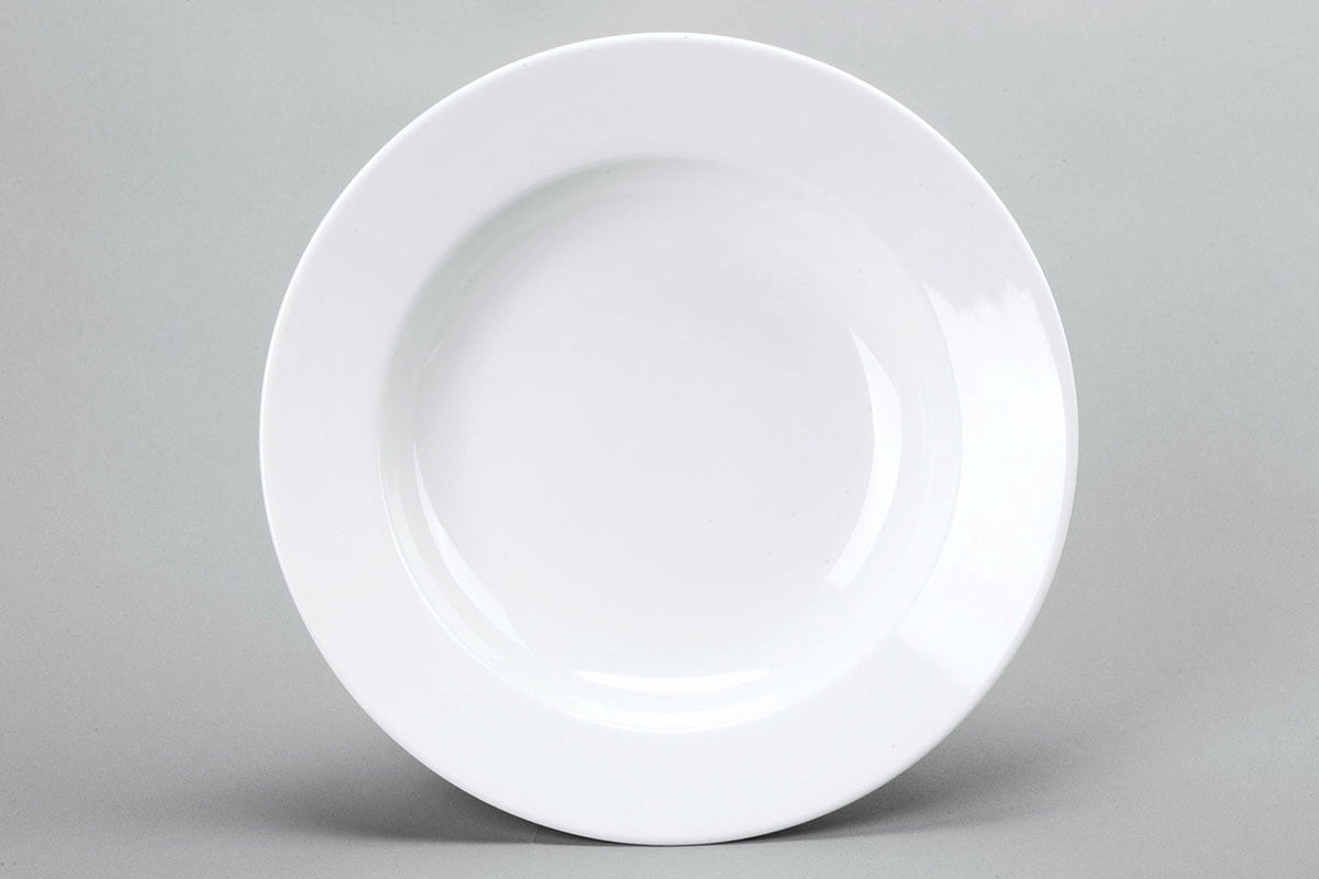 ظروف چینی خام؛ سفید مقاوم مناسب پذیرایی 6 پارچه