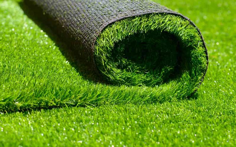 چمن مصنوعی 25 میل؛ موکتی نواری جنس پلیمری مناسب gym