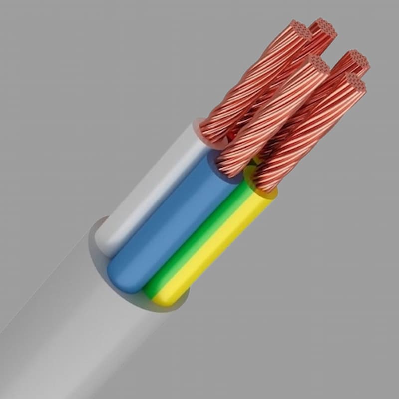 سیم کابل تک؛ مسی آلومینیومی ضخیم 2 مدل تک دو رشته