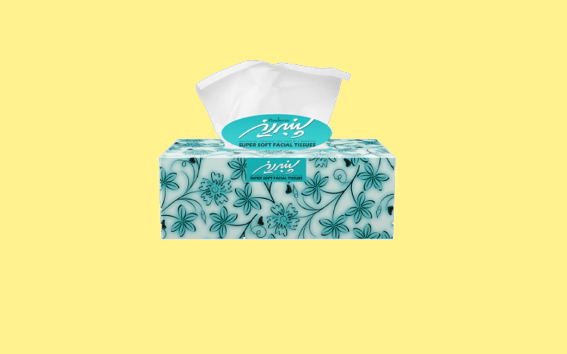 دستمال سلولزی پنبه ریز؛ قدرت جذب بالا نرم دولایه جعبه ای بزرگ