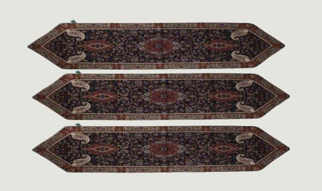 ترمه معمولی؛ ابریشم خالص الیاف درجه یک 2 مدل ساده کار شده