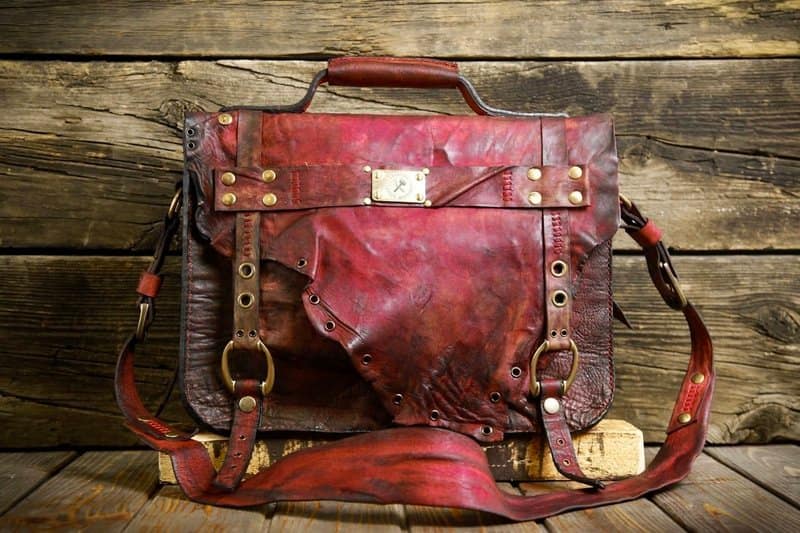 کیف چرم دست دوز زنانه؛ طبیعی مصنوعی کوله پشتی رو دوشی استحکام flexible