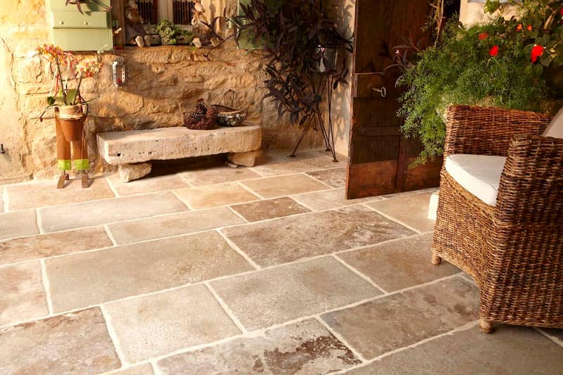 کاشی و سرامیک حیاطی؛ ساده طرح دار چند بعدی طرح چوب Roof garden