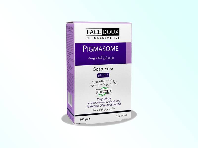 صابون روشن کننده فیس دوکس؛ جامد جعبه 100 گرمی حاوی Glycerin