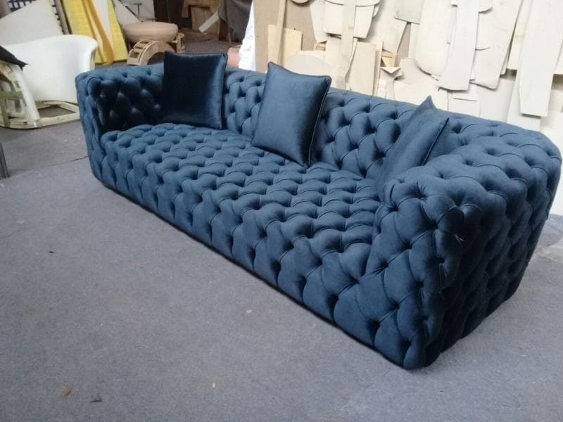 مبل چستر نوک مدادی؛ چرم ابریشم کتان 2 نوع اسپرت کلاسیک