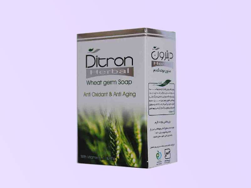 صابون جوانه گندم دیترون؛ جامد ضد پیری حاوی ویتامین Antioxidants