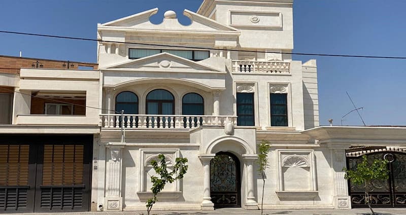 سرامیک طرح سنگ نمای ساختمان؛ لعاب دار بدون لعاب حاوی کائولن گرانیت