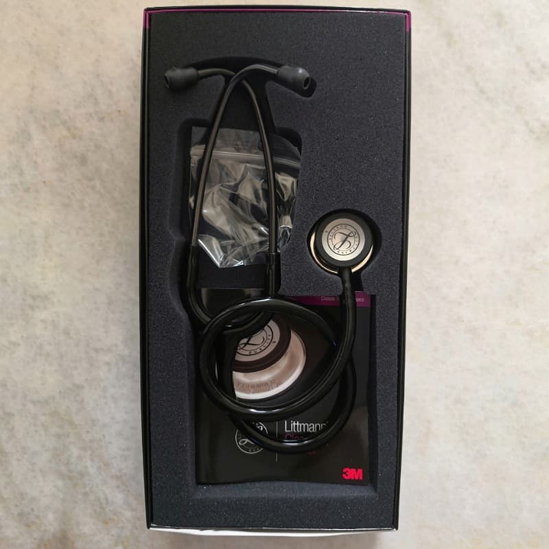  گوشی پزشکی لیتمن مدل کاردیولوژی 3؛ آلیاژ آلومینیوم مشکی قرمز America