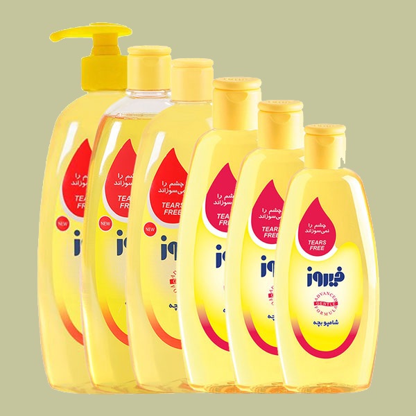 شامپو فیروز؛ جوانه گندم نرم کننده فاقد پارابن سولفات Firoz