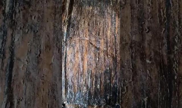 سنگ تراورتن سیلور چرمی؛ ضد سایش (بژ سفید کرم) متخلخل