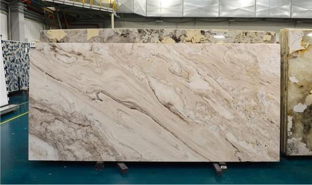 سنگ تراورتن سیلور ممتاز؛ مناسب آشپزخانه راهرو رنگبندی (نقره ای سفید)