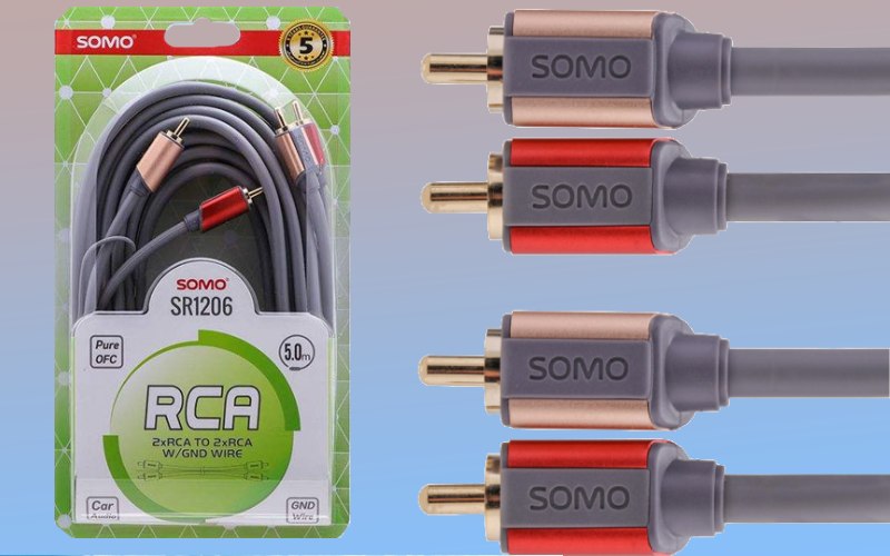 کابل ارسی سومو؛ مس خالص مناسب پخش خانگی صوتی audio