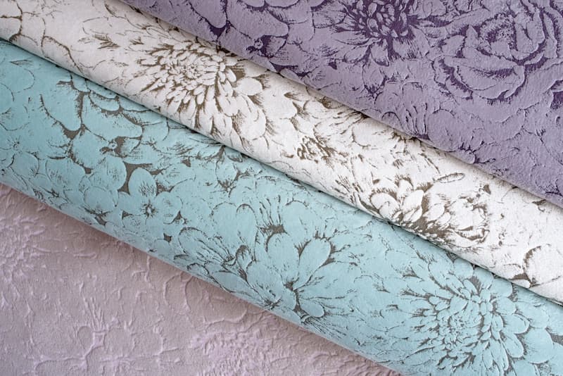 پارچه مبلی شانل ترک؛ ساده طرح دار 2 رنگ کرم قهوه ای