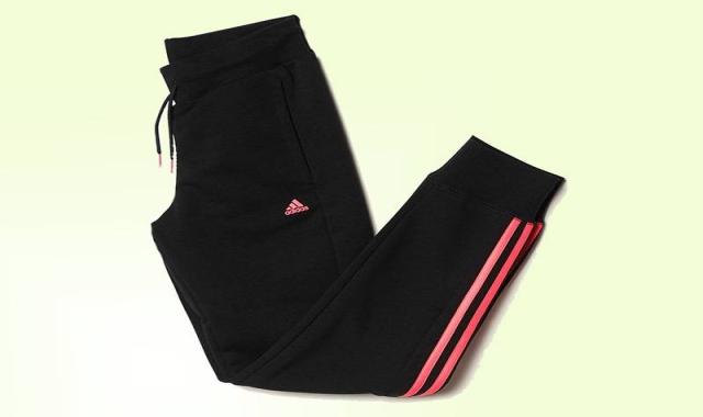 شلوار آدیداس زنانه؛ استرچ بندی کشی 3 رنگ (مشکی سفید کرم)