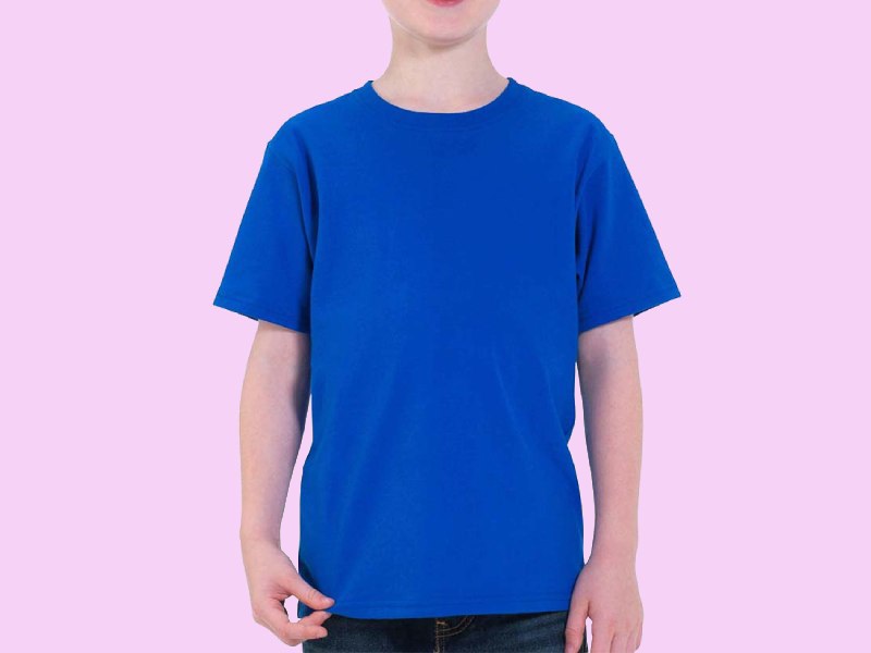 تیشرت نخی بچه گانه (پیراهن اسپرت) لانگ آستین بلند 2 رنگ خاکی آبی