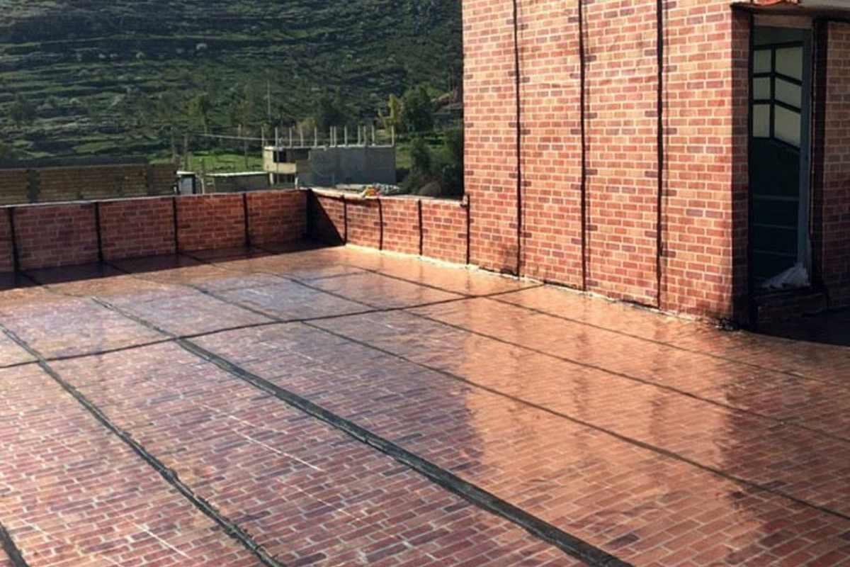 عایق رطوبتی طرح دار؛ پشت بام سقف wc رولی 3.5 میلی متر