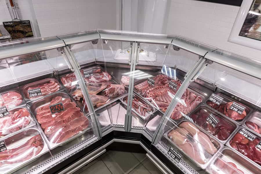 یخچال صنعتی اقساطی؛ ویترینی ساده 2 رنگ (متالیک معمولی) درب شیشه ای