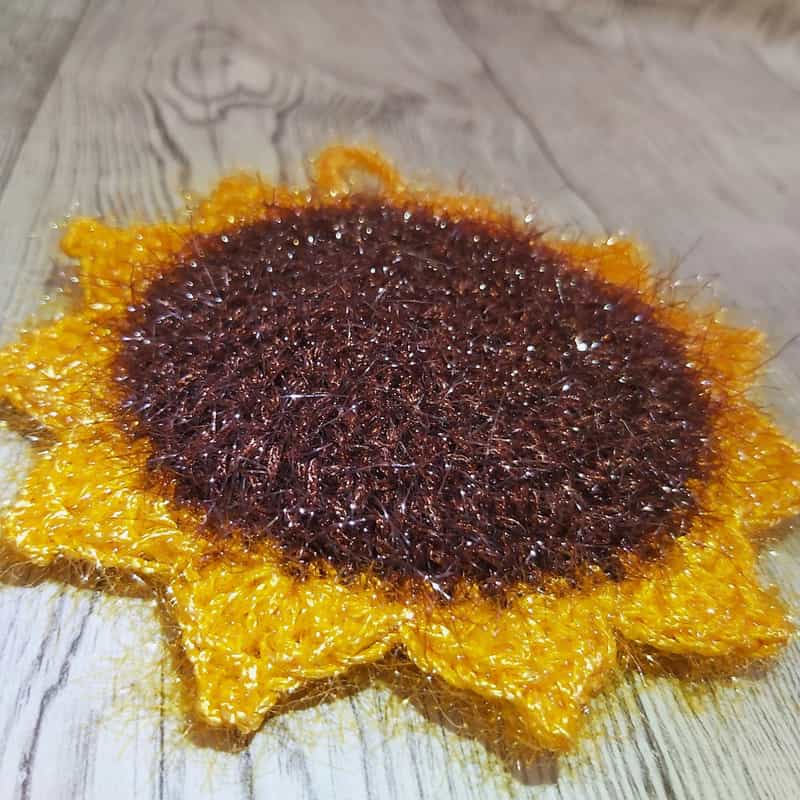 اسکاچ ظرفشویی آفتابگردان؛ نرم اسفنجی طرح رنگ متنوع