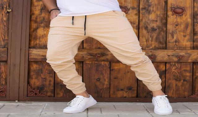 شلوار اسلش مردانه جدید؛ دمپا زیپ کمری کشی بند دار (40 46)