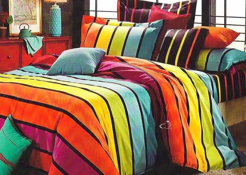 کالای خواب هتلی؛ الیاف نخی ابریشم 3 رنگ (سفید قرمز مشکی)