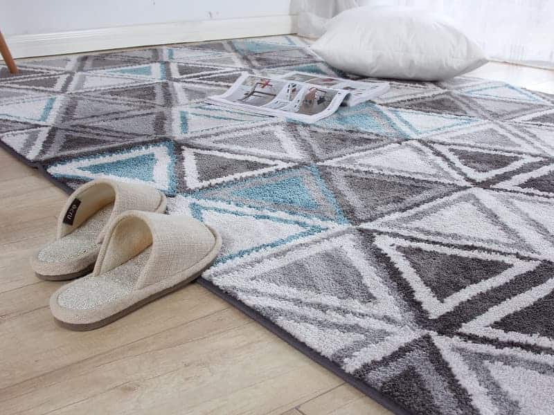 گلیم فرش اتاق خواب کودک؛ نخ خام مصنوعی 3 مدل ساده برجسته ورنی