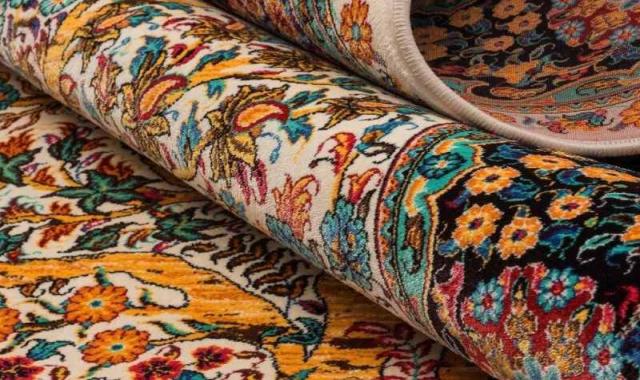 فرش دستباف 9 متری کاشان؛ شستشوی راحت ضد حساسیت تراکم (1500 1200)