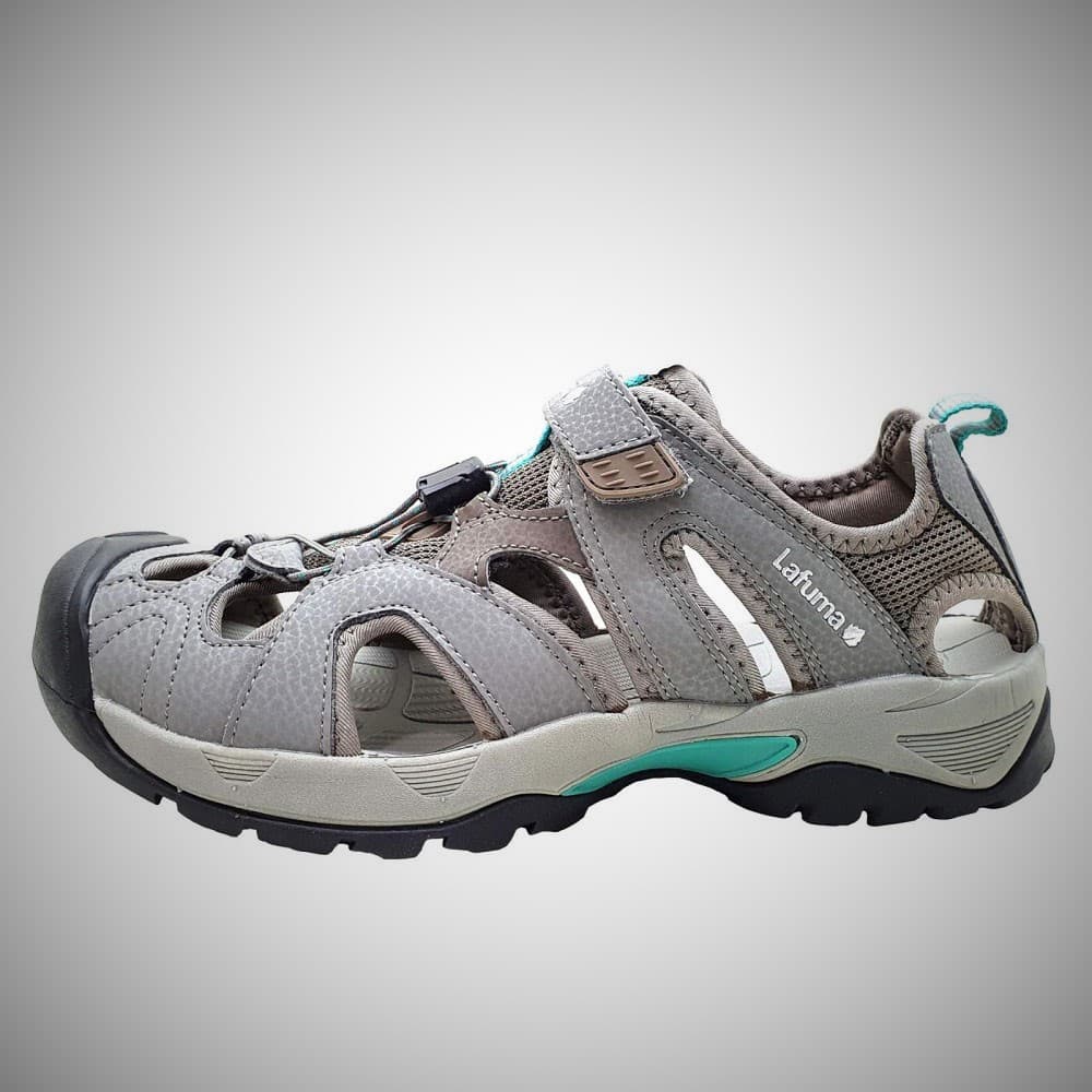 صندل زنانه طبیعت گردی؛ پلی استر نایلون 2 مدل بندی چسبی