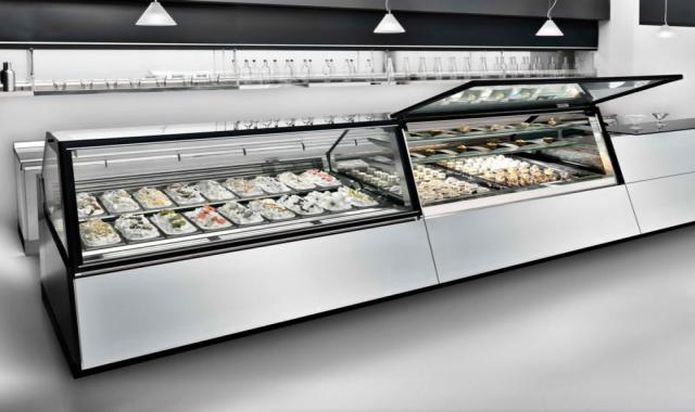 یخچال ویترینی ساری؛ ویترین شیشه ای فوم پلی یورتان industrial
