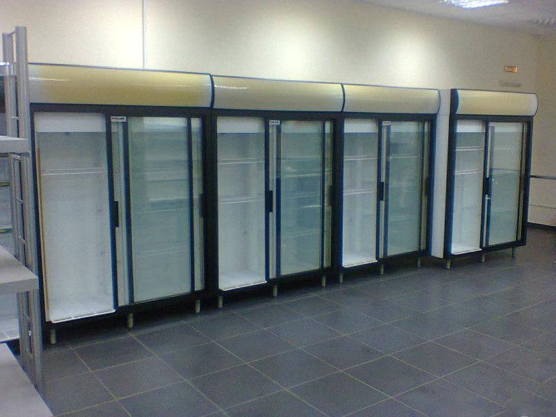 یخچال صنعتی مغازه؛ بدنه استیل 2 نوع عمودی افقی درب شیشه ای