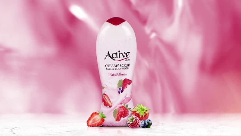 شامپو بدن اکتیو؛ ساده کرمی رطوبت رسان مناسب انواع پوست 400 گرم