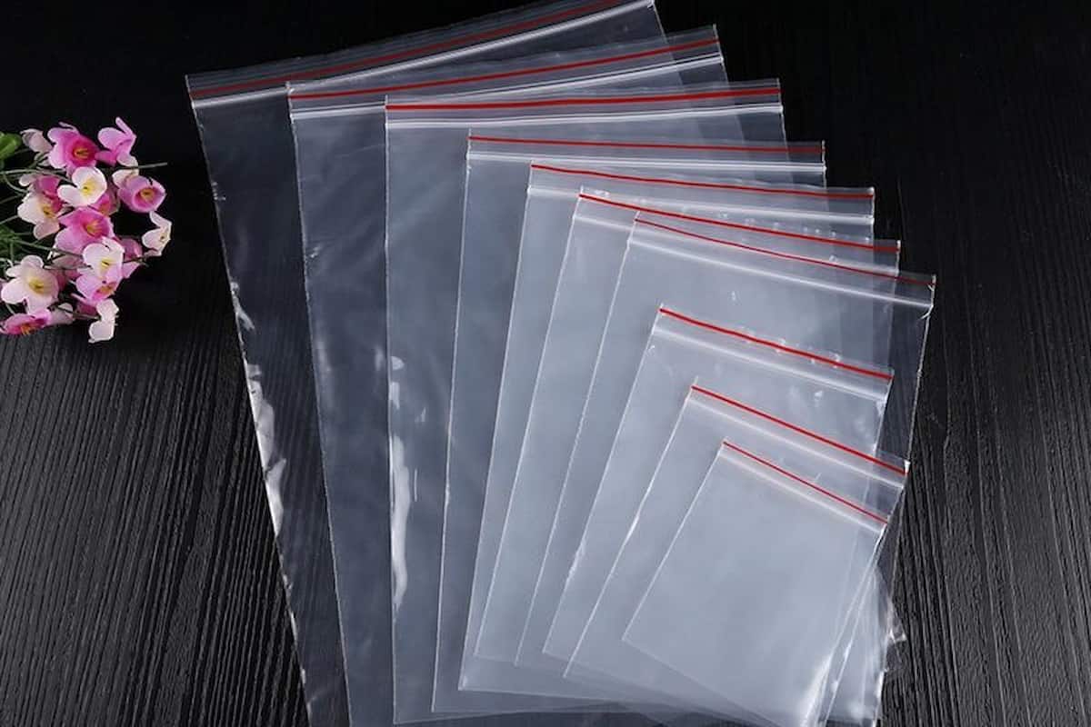 نایلون بسته بندی زعفران؛ شفاف کوچک 2 مدل زیپ دار لب چسبی