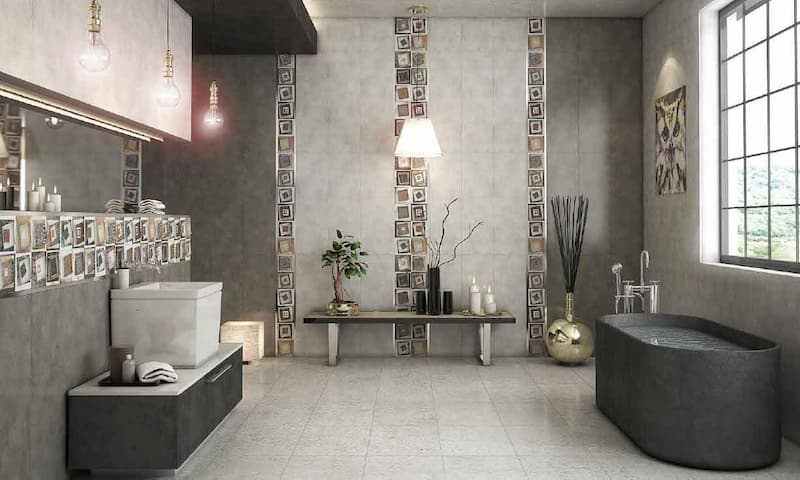 سرامیک طرح سنگ مرمر طوسی؛ مدرن مقاوم برابر ضربه رطوبت