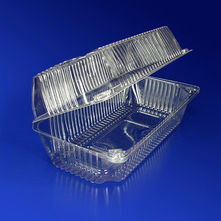 ظرف یکبار مصرف در دار یک کیلویی؛ حفظ گرما شفاف 2 جنس (آلومینیومی پلاستیکی)