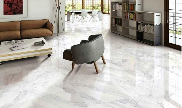 سنگ و سرامیک کف؛ گرانیت مرمریت طرح دار کرم مشکی ابعاد 60*60