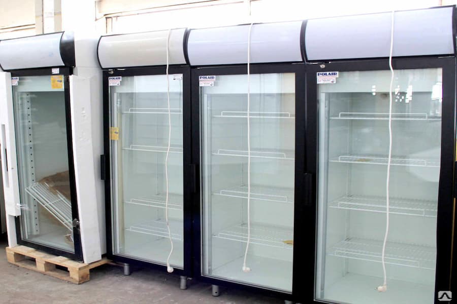 یخچال الکترواستیل ویترینی سه درب؛ محفظه مخفی بدون برفک Electrosteel