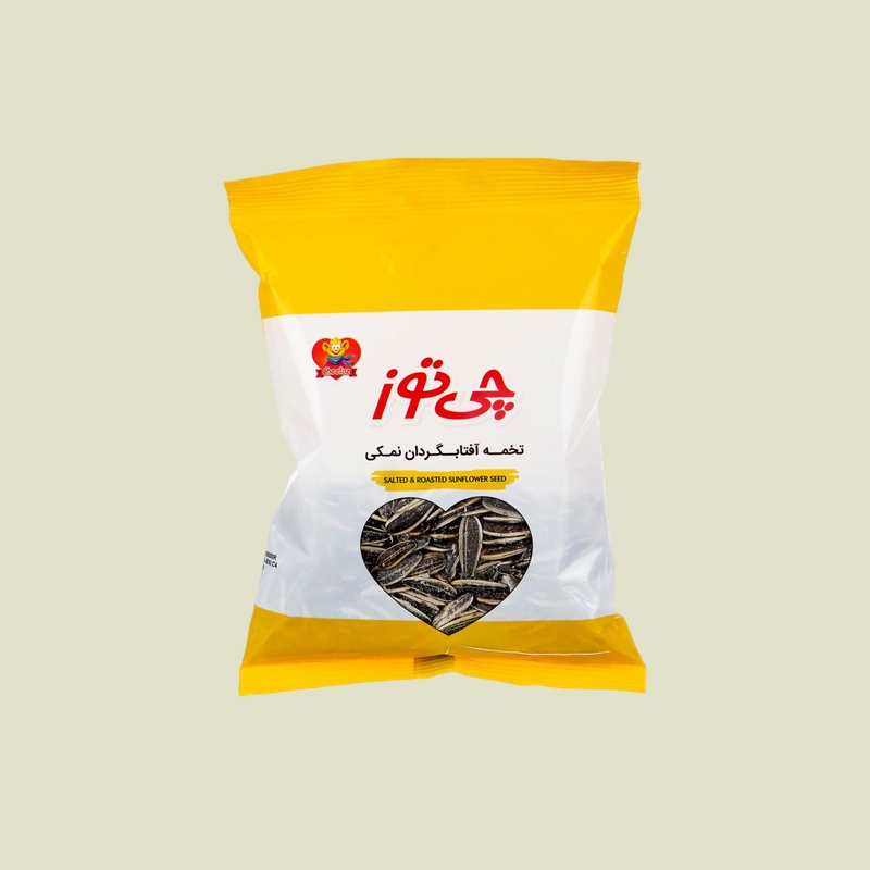 تخمه آفتابگردان چی توز؛ نمکی فلفلی سرکه ای تحکیم استخوان (50 150) گرمی