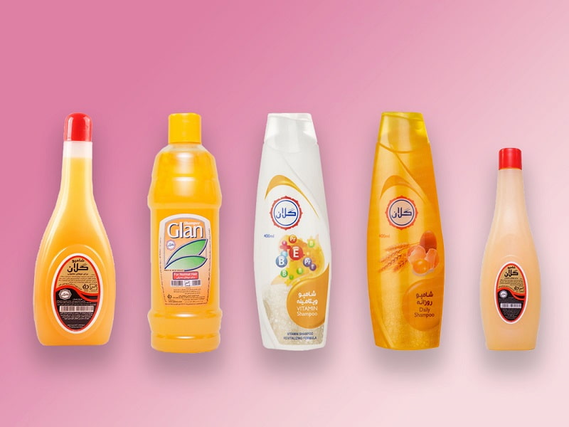 شامپو گلان؛ بدن سر روغن بادام زیتون بهار Organic