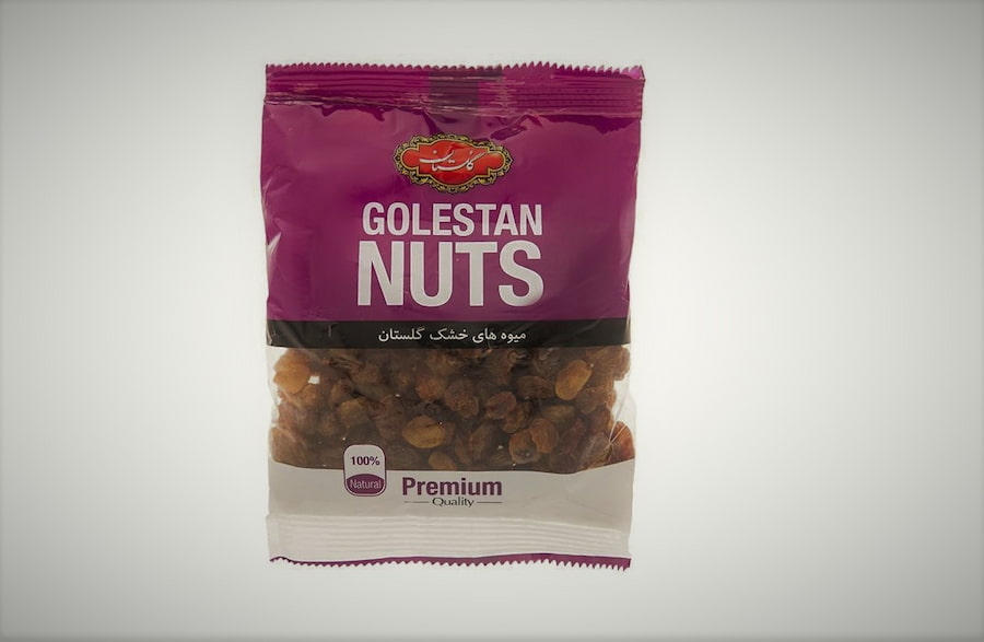 کشمش پلویی 450 گرمی گلستان؛ سدیم کربوهیدرات نوع قند فروکتوز Raisins