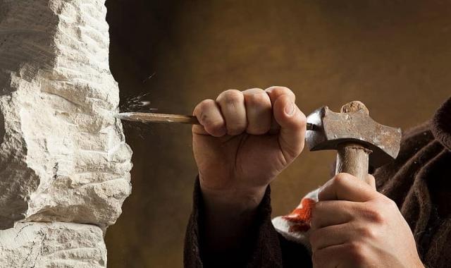 چکش سنگ شکن دستی؛ فولاد منگنز ضد زنگ 2 ساختار شیاردار گرد