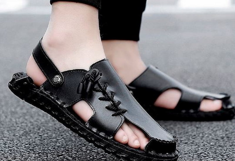 صندل طبی مردانه دکتر فام؛ چرم زیبا سایز 39 40 42 44 46 تولید Iran