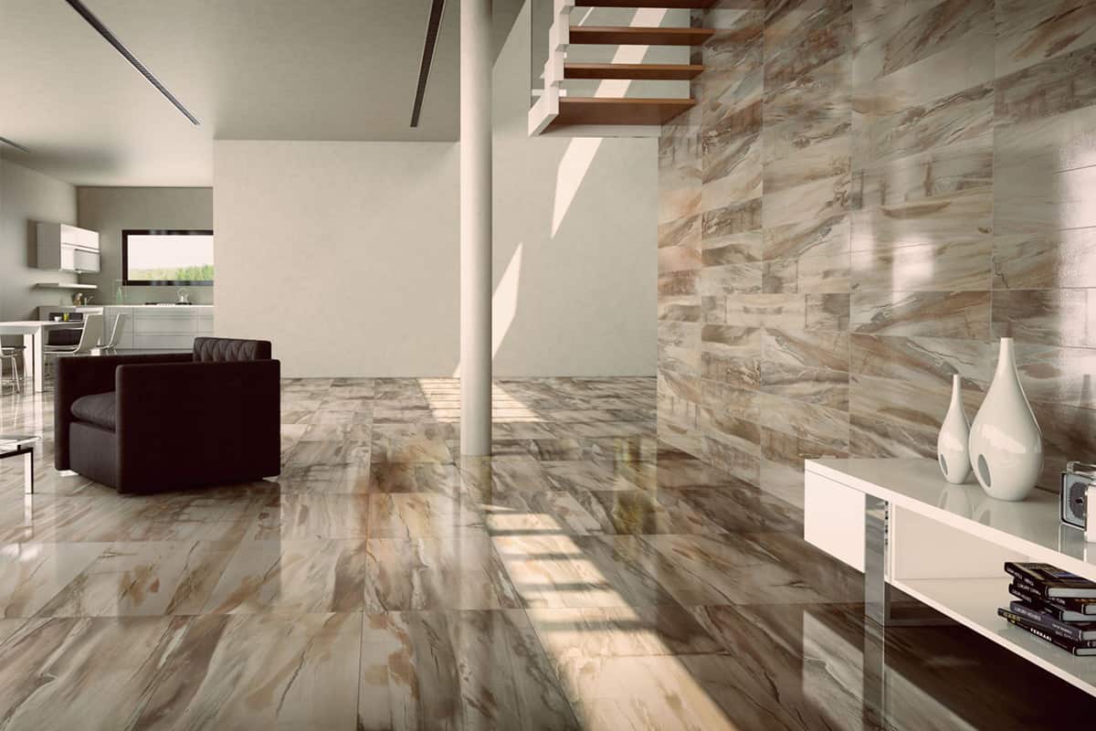 سرامیک اسلب خارجی؛ مات براق حاشیه دار 2 مدل مدرن سنتی