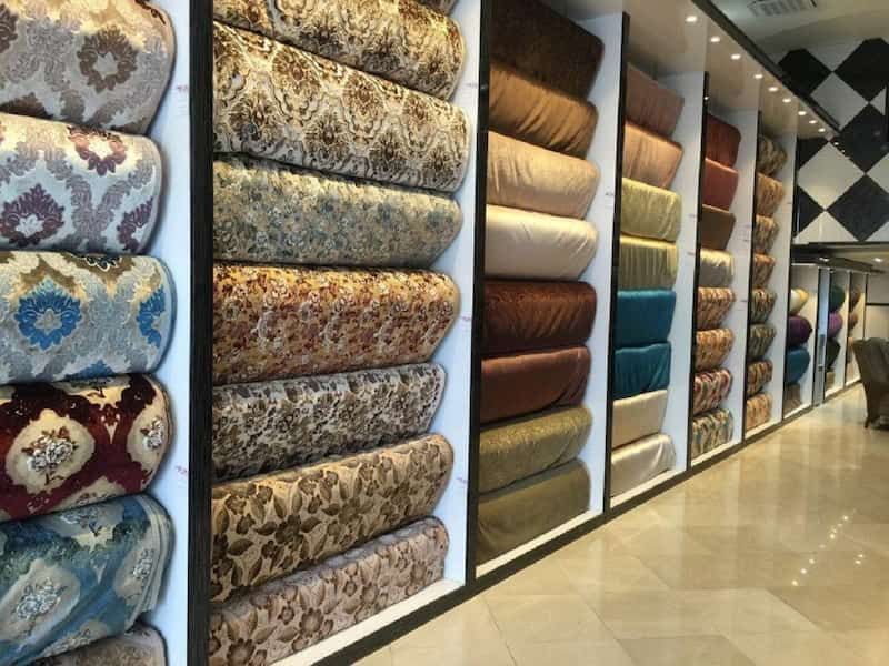 پارچه مبلی ترک مخمل؛ ساده گلدار طاقه عرض 240 سانتی متری ضد تعریق