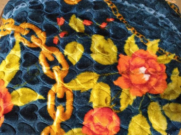 پتو گلبافت دونفره تک رنگ؛ پنبه ای پشمی دو لایه 2 مدل (ساده طرح دار)