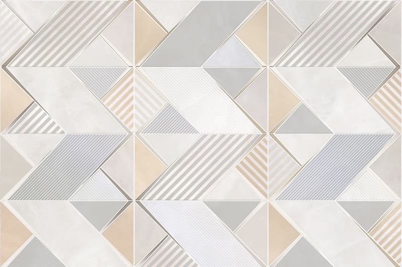 کاشی دیوار پارکینگ؛ کلاسیک سنتی 2 نوع تک رنگ ترکیبی